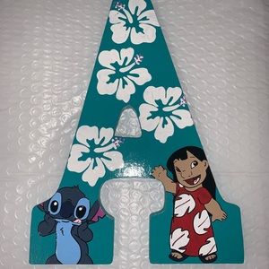 Disney Lilo and Stitch Letter “A” Wall Art